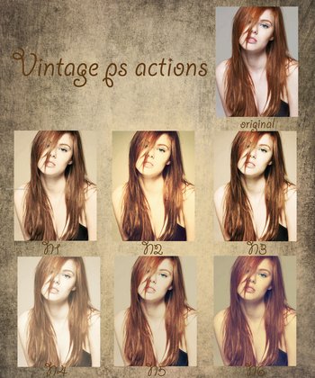 Vintage Ps Effect Photoshop Action