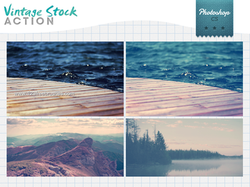 Vintage Stock Effect Photoshop Action