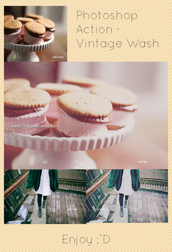 Vintage Wash Effect Photoshop Action