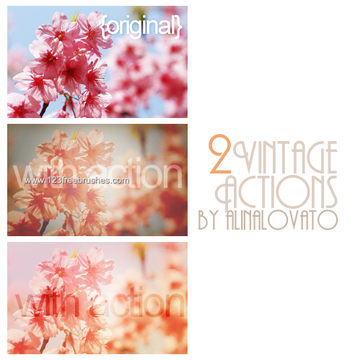 Vintagee Effect Photoshop Action