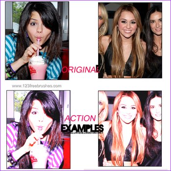 Violet Color Effect Photoshop Action