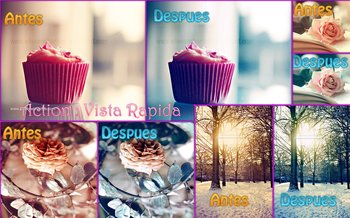 Vista Rapida Effect Photoshop Action