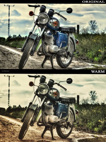 Warm Effect Photoshop Action