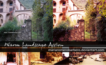 Warm Landscape Effect Photoshop Action