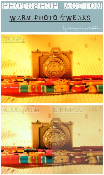 Warm Photo Tweaks Effect Photoshop Action