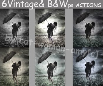 White And Black Effect Photoshop Action