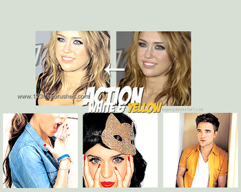 White And Yellow Effect Photoshop Action