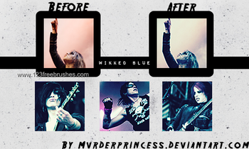 Wikked Blue Photoshop Action
