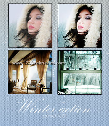 Winter Act Photoshop Action