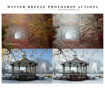 Winter Breeze Photoshop Action