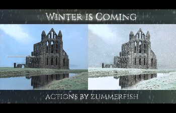 Winter Is Coming Effect Photoshop Action