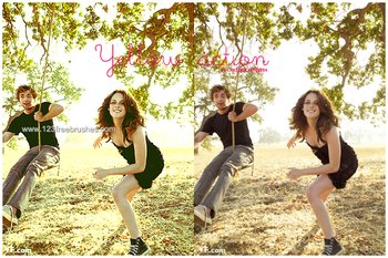 Yellow Effect Photoshop Action