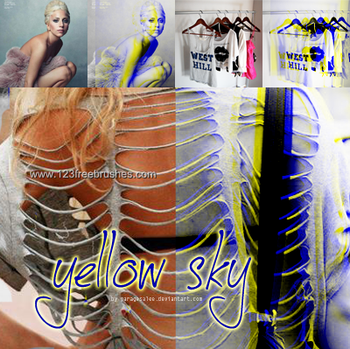 Yellow Sky Effect Photoshop Action