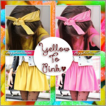 Yellow To Pink Psd Effect Photoshop Action