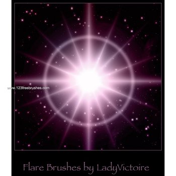 Circle Flare Brushes Free Download