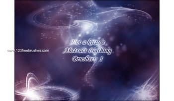 Free Abstract Lighting Brushes