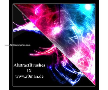 Free Abstract Brush Set – 9