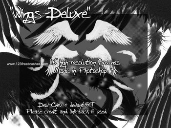 Feather Wings Brushes Photoshop