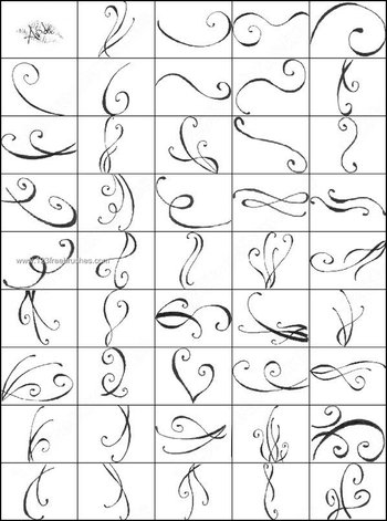 Free Swirl Photoshop Brushes