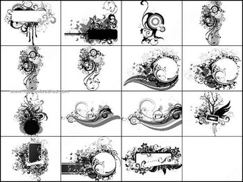 Free Floral Frame Brushes Free Download
