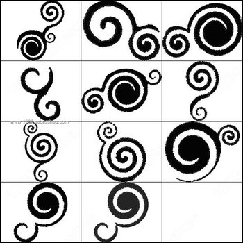 Swirl Circle Brushes Free