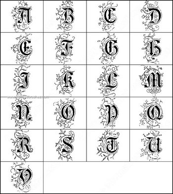 Decorative Alphabets Brushes Free Download
