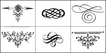 Book Ornaments Brushes Free