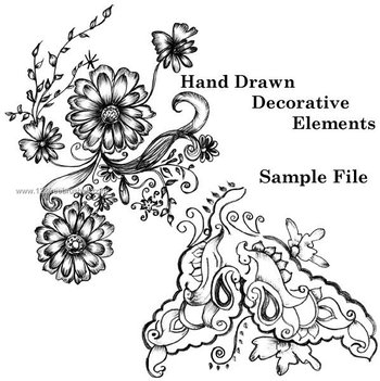 Sketchy Decorative Vector and Photoshop Brushes