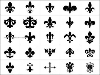 Fleur De Lis Brushes Photoshop