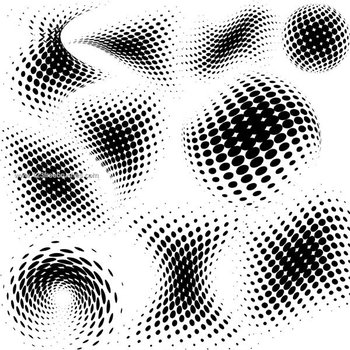 Photoshop Halftone Pattern Brushes
