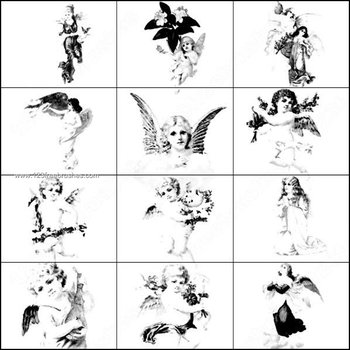 Free Photoshop Cupid Angel Brushes