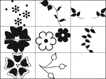 Photoshop Flower Brushes