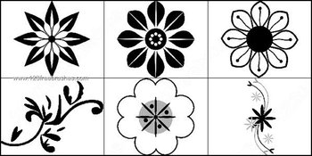 Flower Ornaments Brushes Photoshop