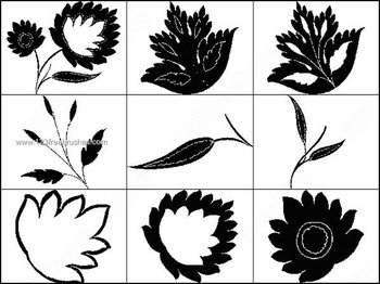 Trace Flower brushes