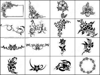 Borders and Frames Photoshop Brushes