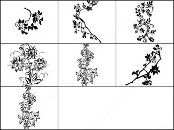 Free Floral Brush Pack for Photoshop 7