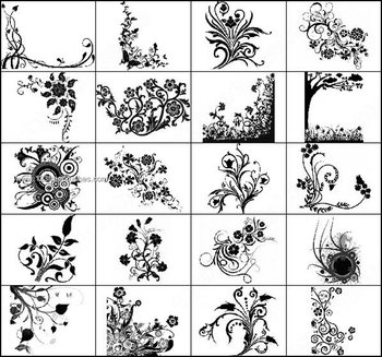 Floral Decorative Flower Brushes Photoshop