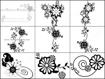 Beautiful Flower Brushes