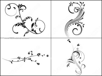 Free Hi-Res Brushes for Photoshop Floral