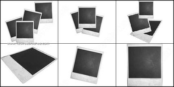 Polaroid Frames Brushes for Photoshop 7