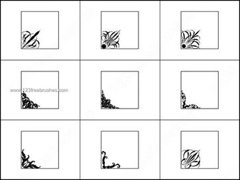 Frame Border Brushes