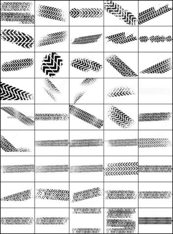 Free Tire Tracks Brushes Photoshop