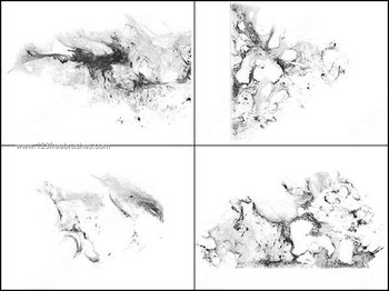Abstract Paint Brushes