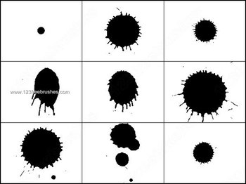 Ink Splatter Brushes Free