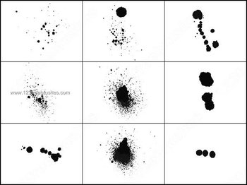 Ink Splatter Photoshop Brush