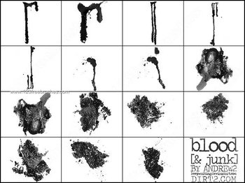 Photoshop Blood Brush