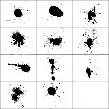 Photoshop Splatter Brushes
