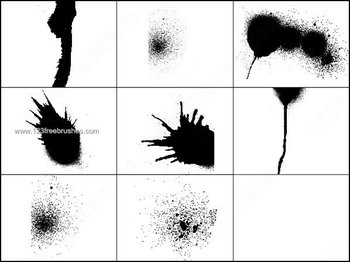 Splash Splatter Brushes Free