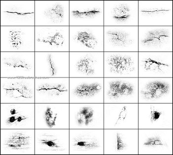 Grunge Cracks Photoshop Brushes