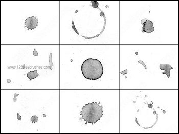 Free Coffee Stain Brushes Pack